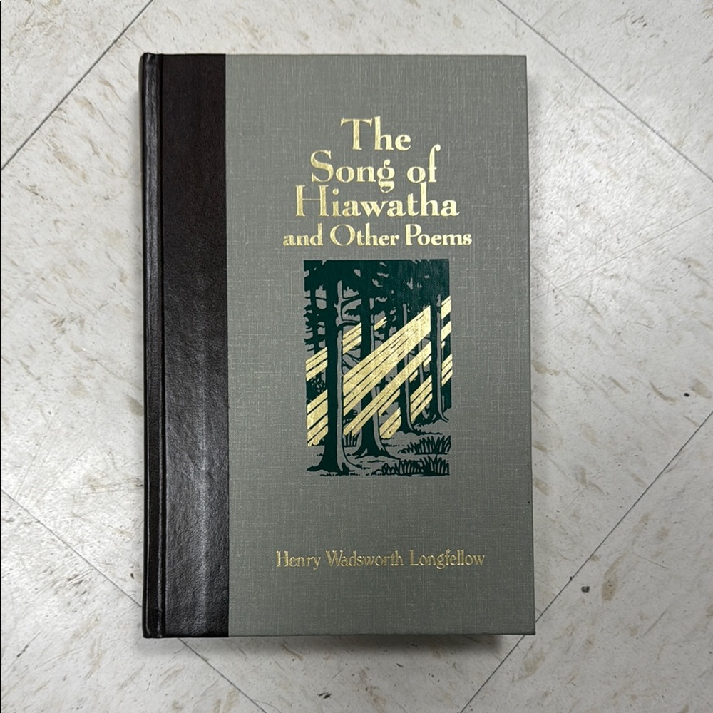 Vintage Hardcover book  The Song of Hiawatha Henry Wadsworth Longfellow poetry